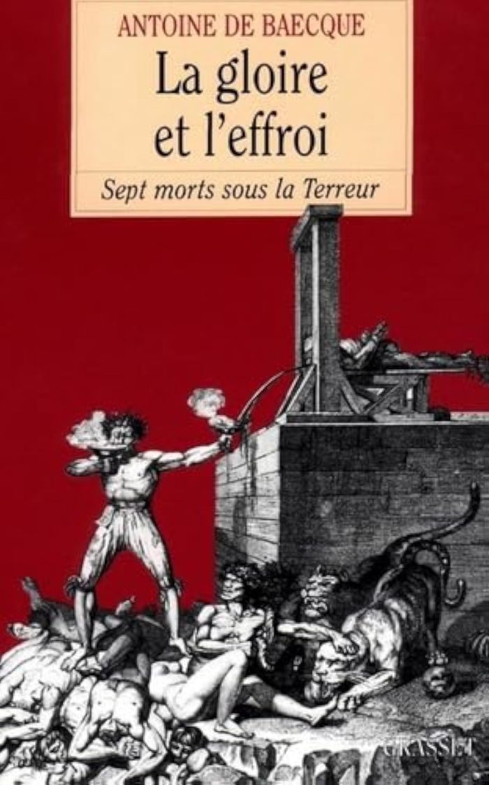 Couverture du livre « LA GLOIRE ET L'EFFROI » de De Baecque Antoine, librairie Les Contes Infusés à Corte