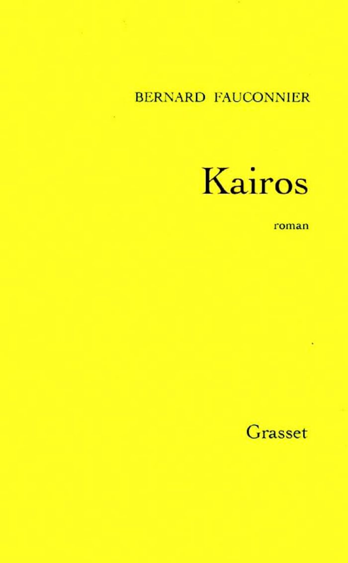 Couverture du livre « KAIROS » de Bernard Fauconnier, librairie Les Contes Infusés à Corte