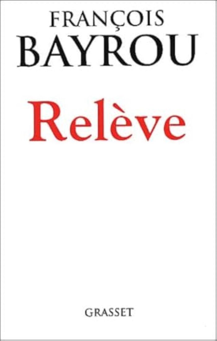 Couverture du livre « LA RELEVE » de Francois Bayrou, librairie Les Contes Infusés à Corte