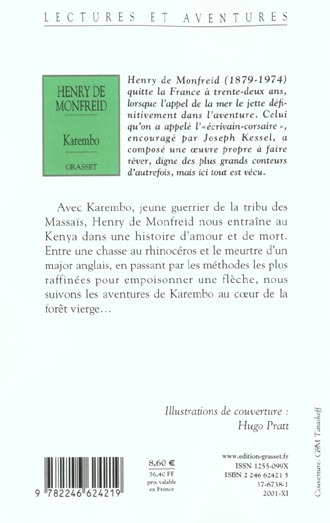 Quatrième de couverture de « KAREMBO »