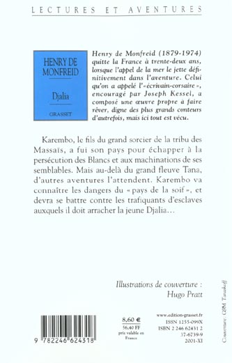 Quatrième de couverture de « DJALIA »