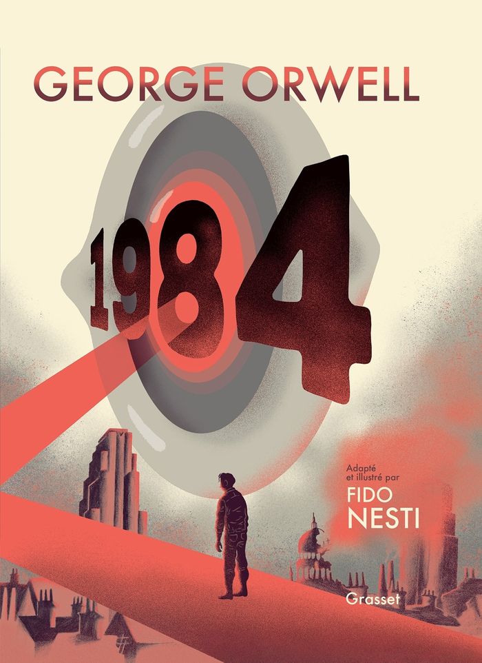 Couverture du livre « 1984 » de George Orwell, librairie Les Contes Infusés à Corte