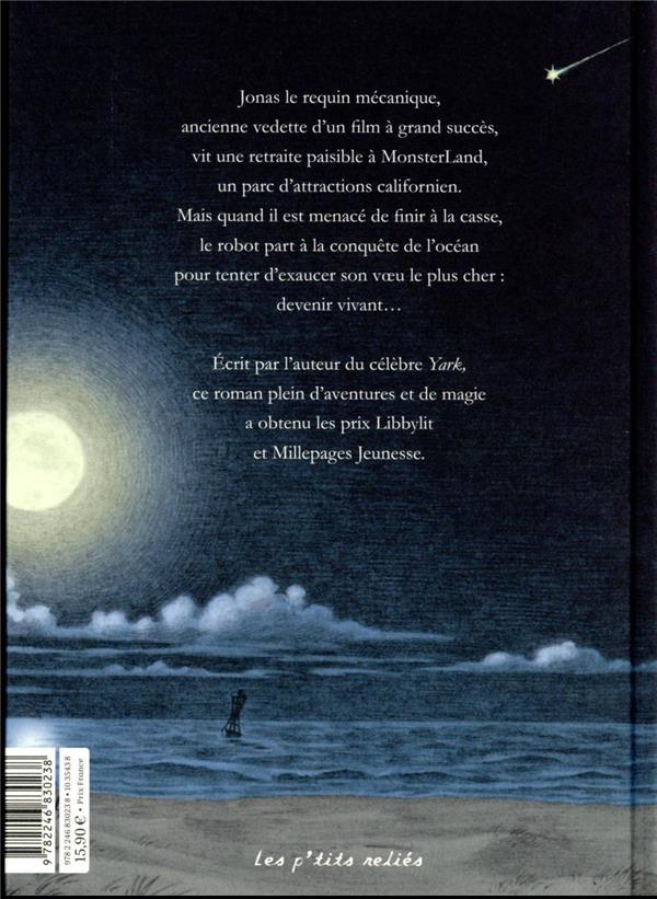 Quatrième de couverture de « Jonas : le requin mécanique »