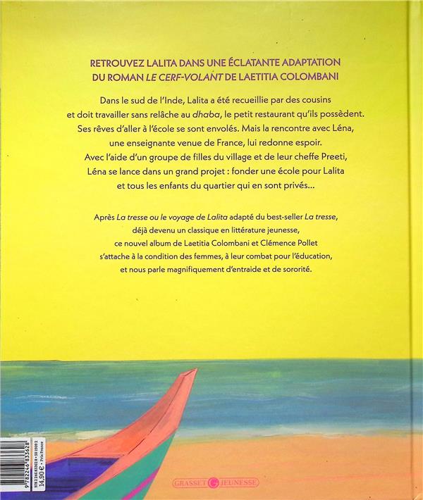 Quatrième de couverture de « Le cerf-volant : ou l'école de Lalita »
