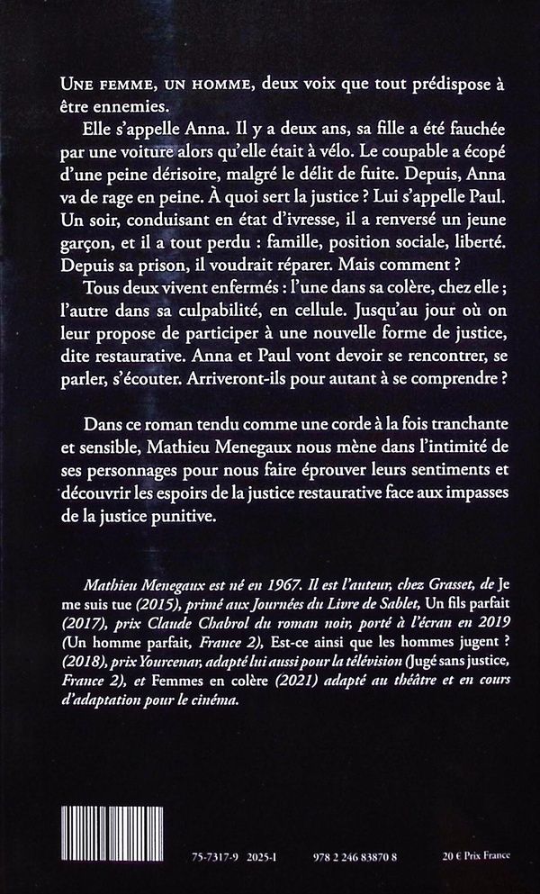 Quatrième de couverture de « Impardonnable : roman »