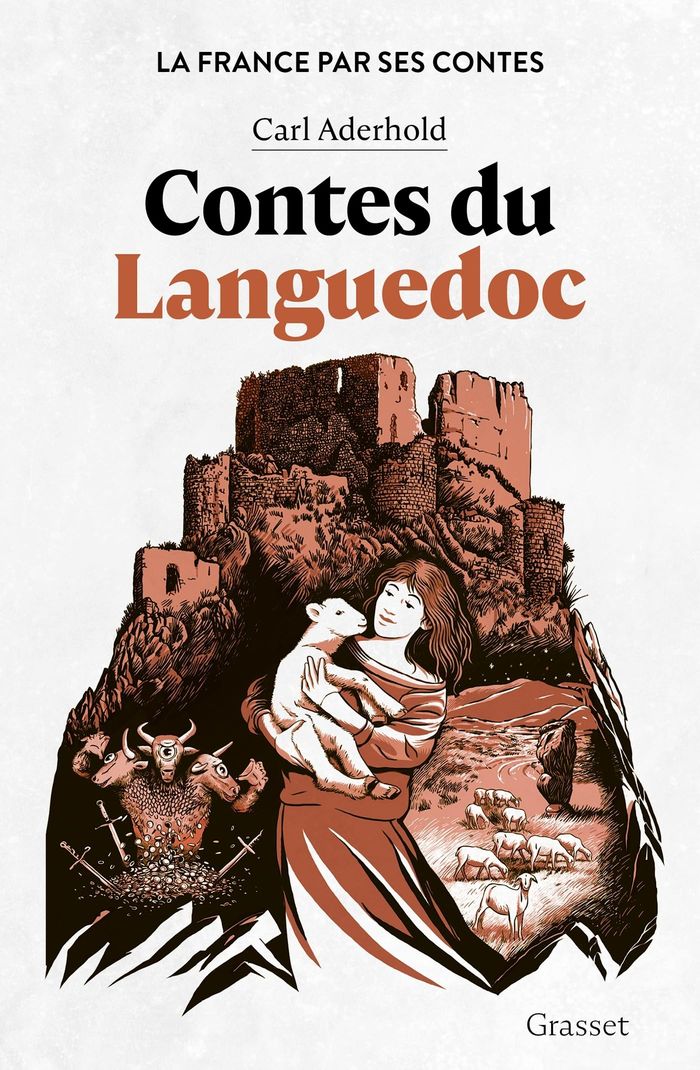 Couverture du livre « Contes du Languedoc » de Carl Aderhold, librairie Les Contes Infusés à Corte