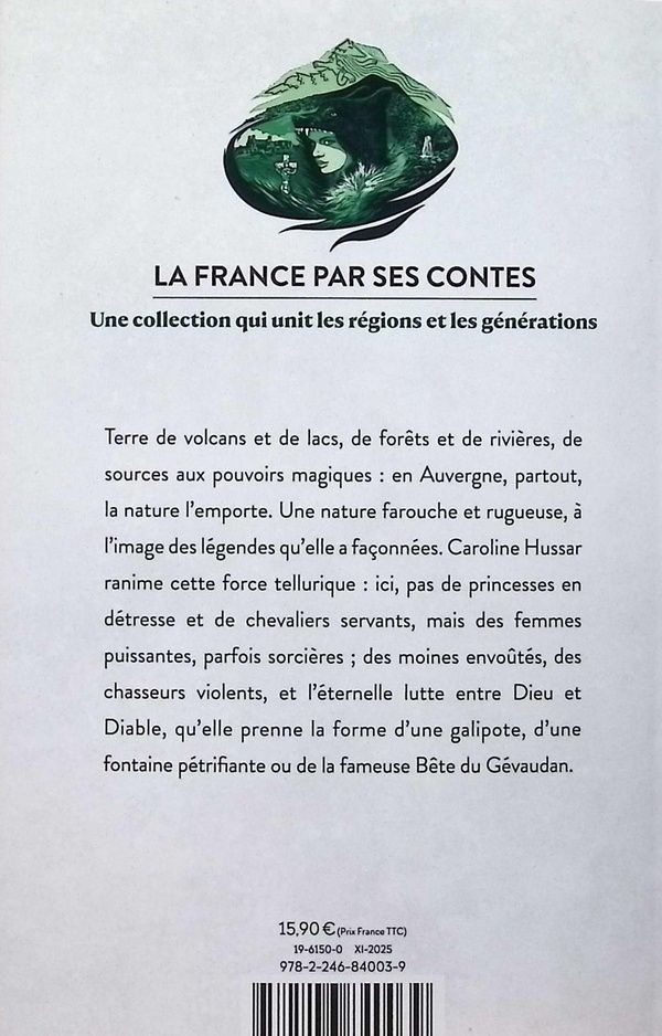 Quatrième de couverture de « Contes d'Auvergne »