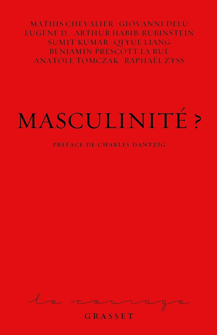 Couverture du livre « Masculinité ? », librairie Les Contes Infusés à Corte