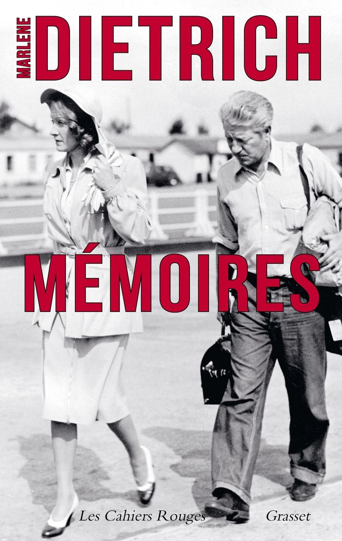 Couverture du livre « Mémoires » de Marlene Dietrich, librairie Les Contes Infusés à Corte