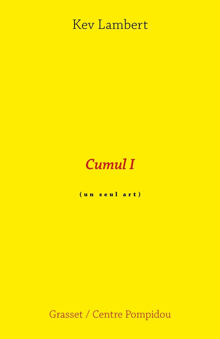 Couverture du livre « Cumul I » de Kev Lambert, librairie Les Contes Infusés à Corte