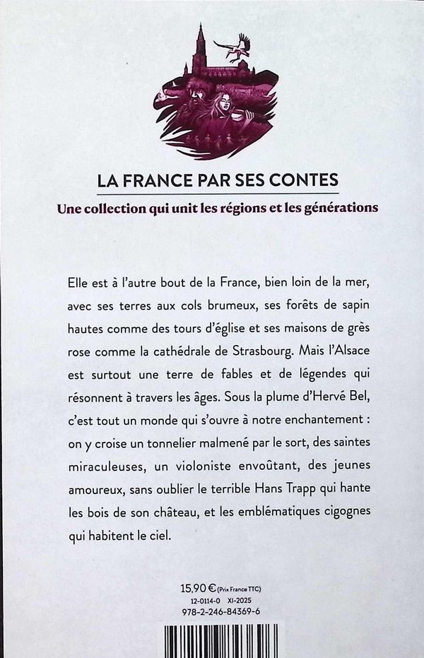 Quatrième de couverture de « Contes d'Alsace »