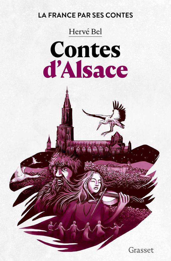 Couverture du livre « Contes d'Alsace » de Hervé Bel, librairie Les Contes Infusés à Corte