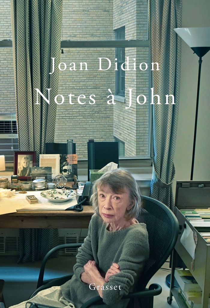 Couverture du livre « Notes à John » de Joan Didion, librairie Les Contes Infusés à Corte