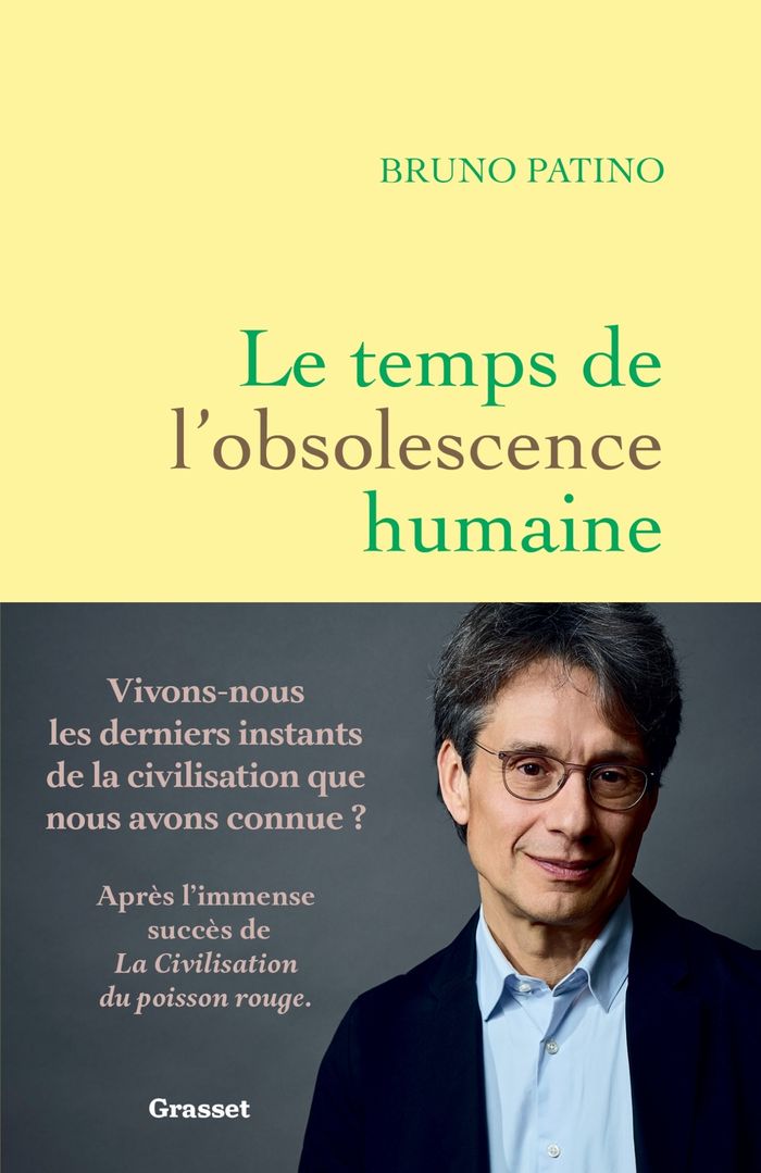Couverture du livre « Le temps de l'obsolescence humaine » de Bruno Patino, librairie Les Contes Infusés à Corte