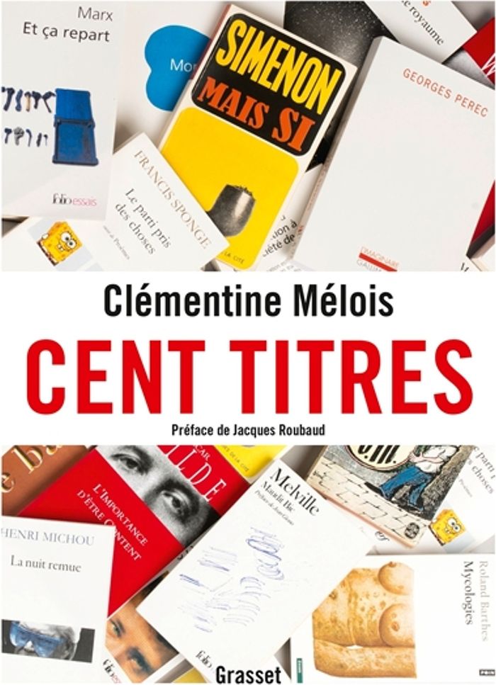Couverture du livre « Cent titres » de Clémentine Mélois, librairie Les Contes Infusés à Corte