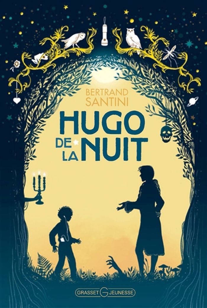 Couverture du livre « Hugo de la nuit » de Bertrand Santini, librairie Les Contes Infusés à Corte