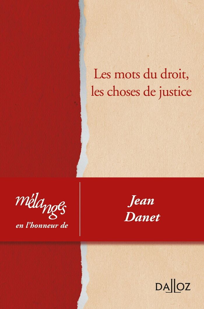 Couverture du livre « MELANGES EN L'HONNEUR DE JEAN DANET » de Collectif, librairie Les Contes Infusés à Corte