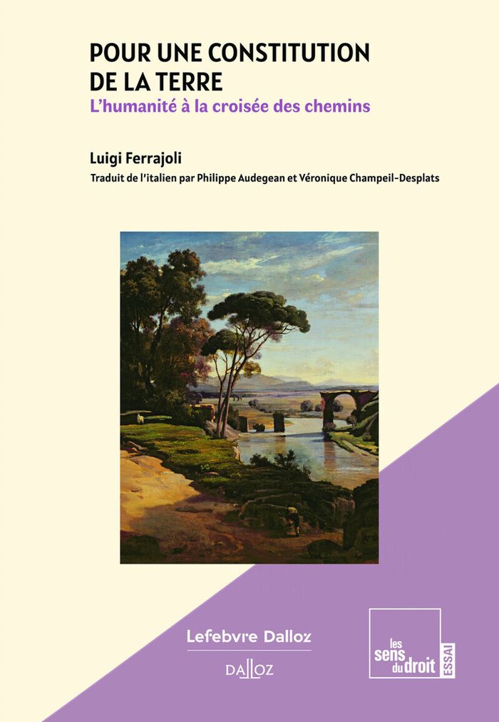 Couverture du livre « Pour une constitution de la Terre : l'humanité à la croisée des chemins » de Luigi Ferrajoli, librairie Les Contes Infusés à Corte