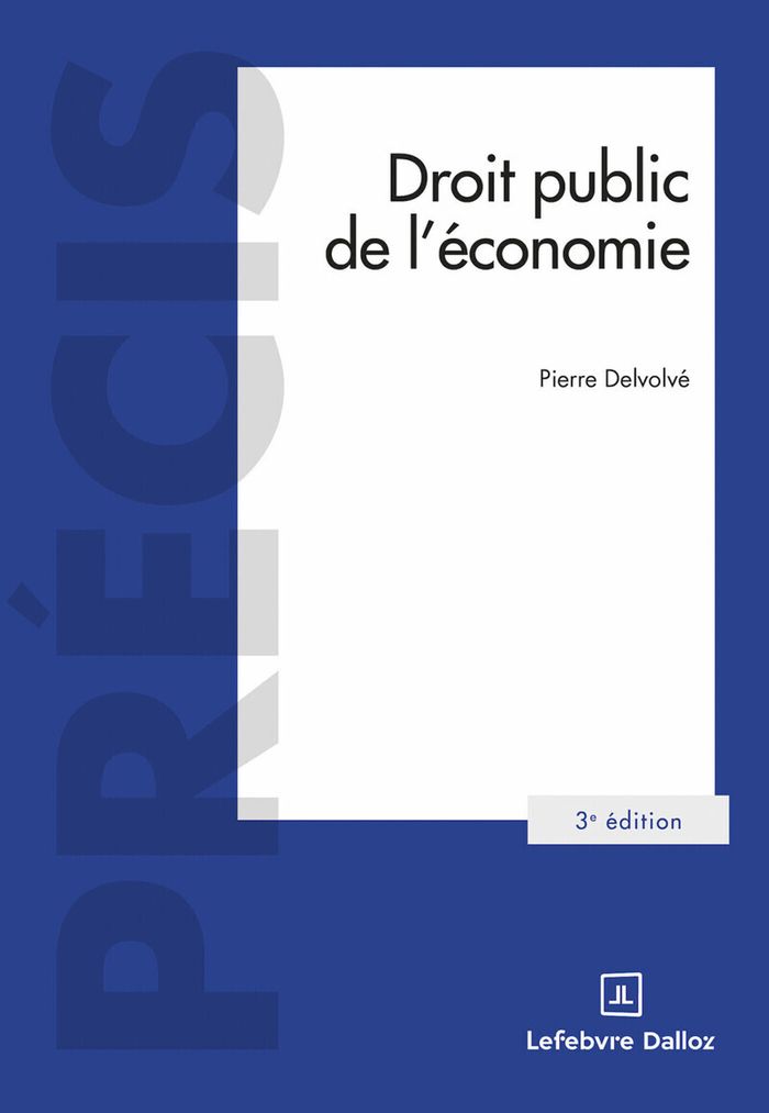 Couverture du livre « Droit public de l'économie » de Pierre Delvolvé, librairie Les Contes Infusés à Corte