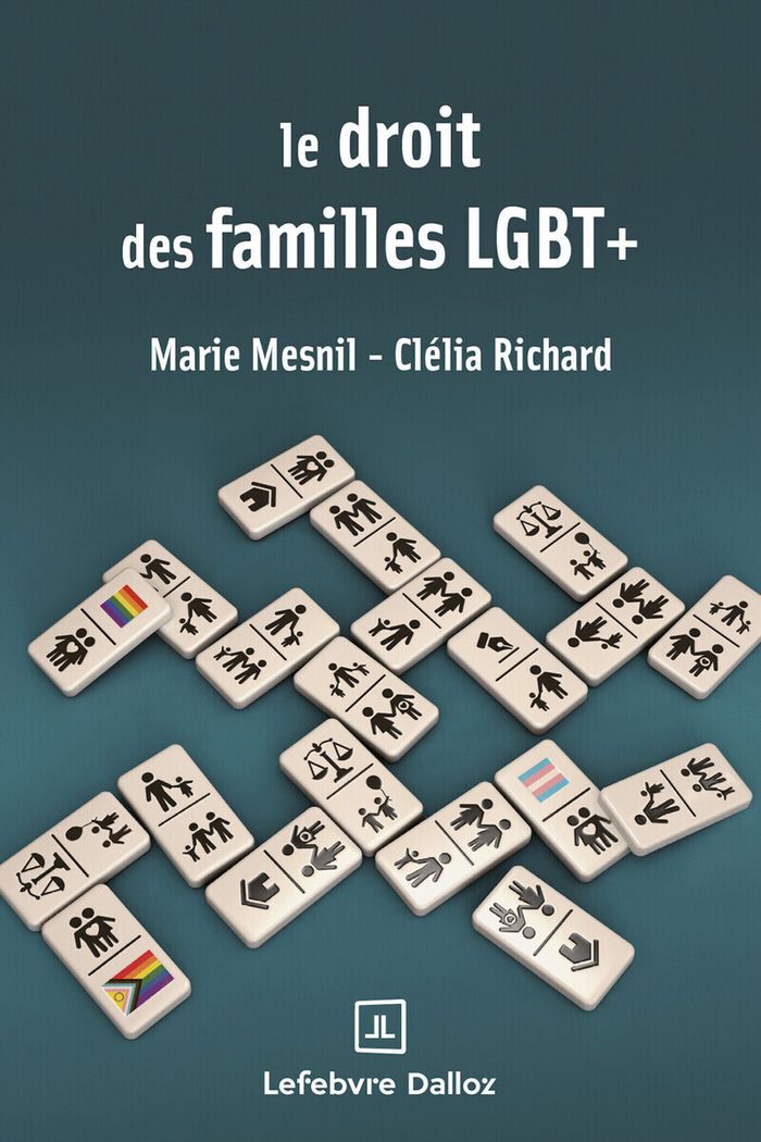 Couverture du livre « Le droit des familles LGBT+ » de Clélia Richard, librairie Les Contes Infusés à Corte