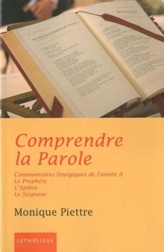 Couverture du livre « COMPRENDRE LA PAROLE - ANNEE A - LE PROPHETE, L'APOTRE, LE SEIGNEUR » de Xxx, librairie Les Contes Infusés à Corte