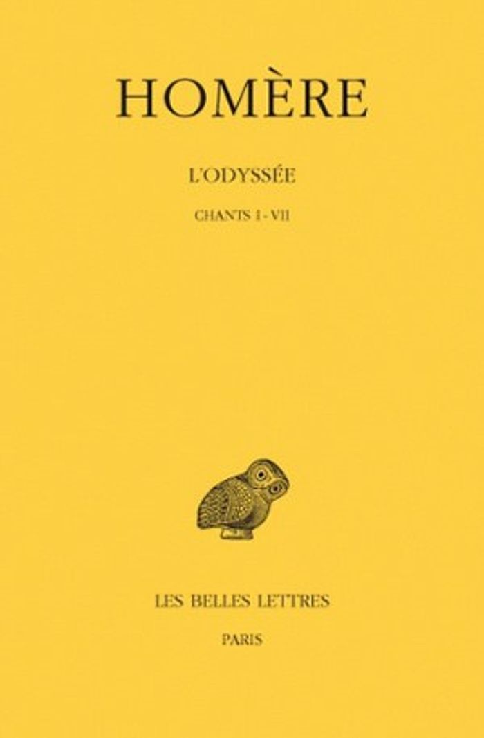 Couverture du livre « L'ODYSSEE. TOME I : CHANTS I-VII » de Homere, librairie Les Contes Infusés à Corte