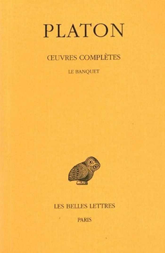Couverture du livre « OEUVRES COMPLETES. TOME IV, 2E PARTIE: LE BANQUET » de Platon/robin, librairie Les Contes Infusés à Corte