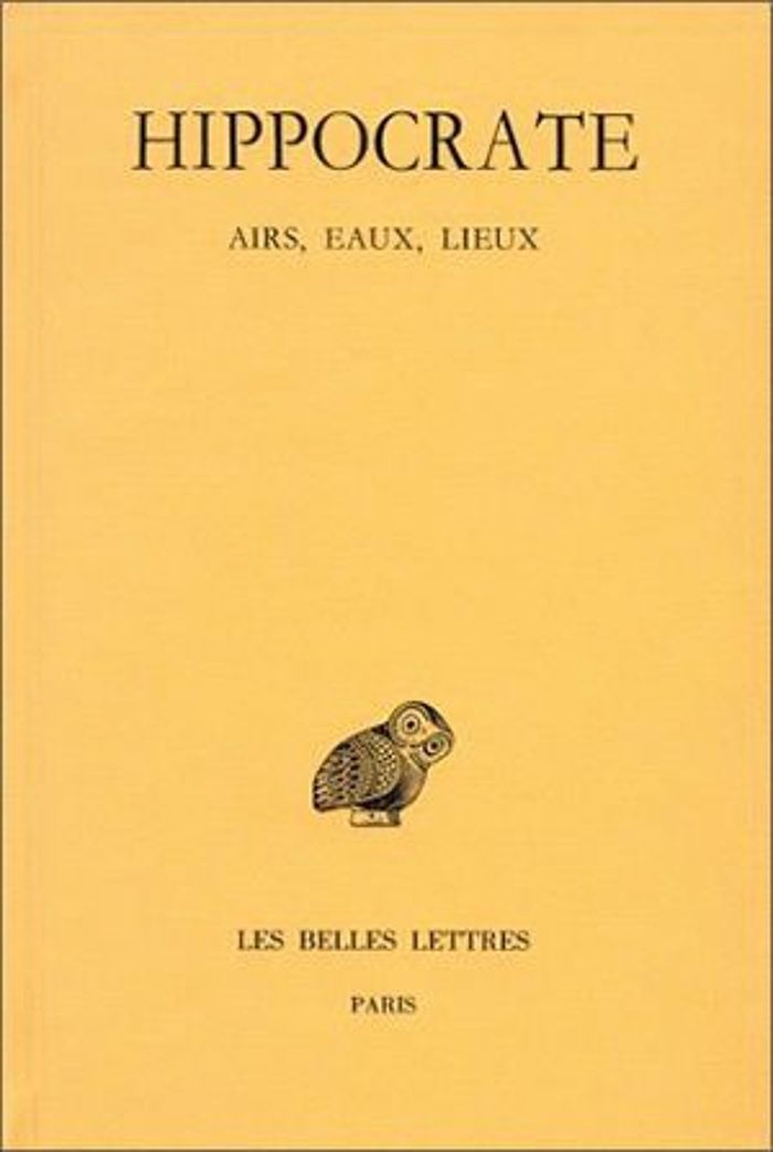 Couverture du livre « TOME II, 2E PARTIE : AIRS, EAUX, LIEUX » de Hippocrate, librairie Les Contes Infusés à Corte
