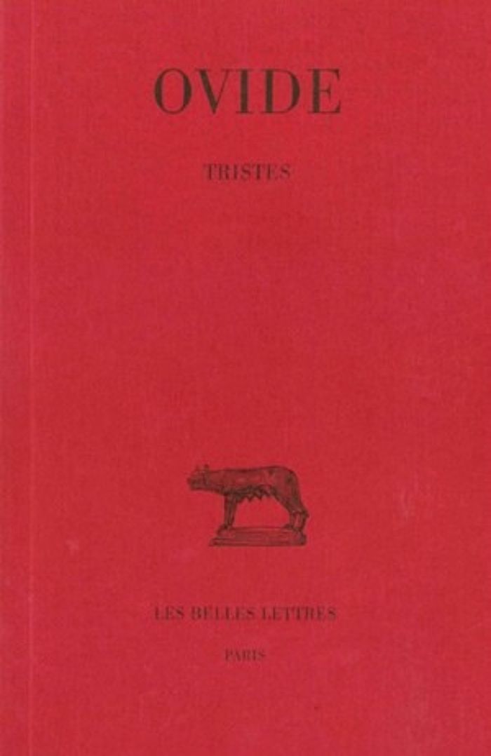 Couverture du livre « TRISTES - EDITION BILINGUE » de Ovide, librairie Les Contes Infusés à Corte