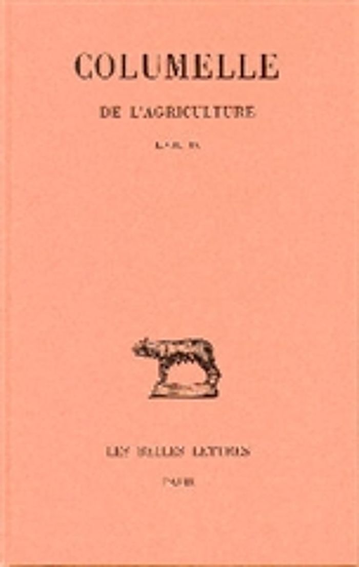 Couverture du livre « DE L'AGRICULTURE. LIVRE IX - (L'ELEVAGE DES PETITS ANIMAUX) » de Columelle, librairie Les Contes Infusés à Corte