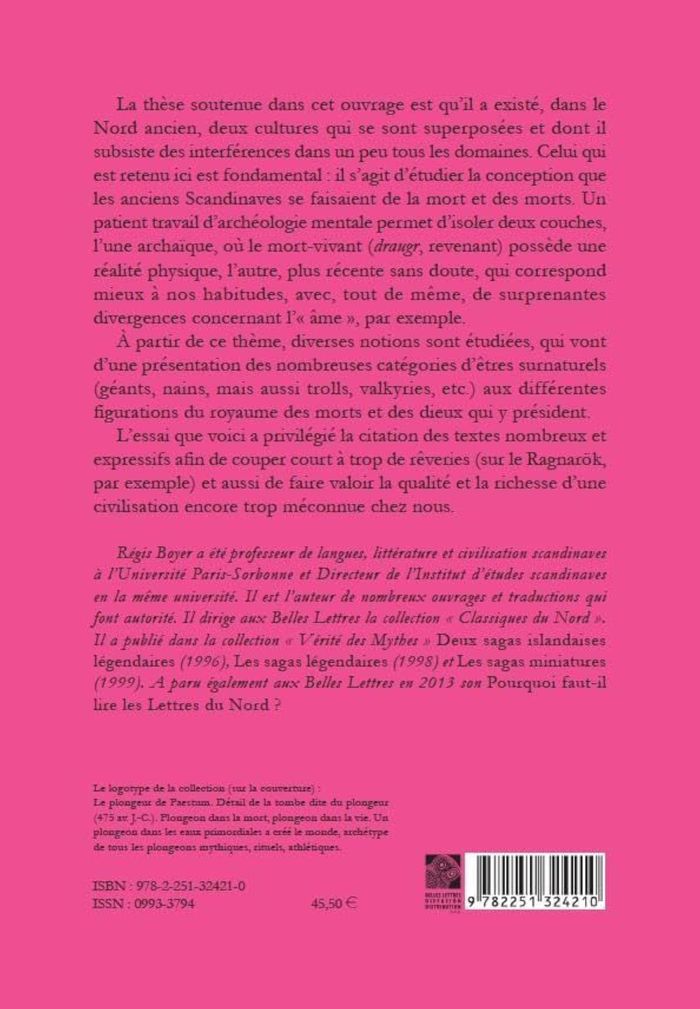 Couverture du livre « LA MORT CHEZ LES ANCIENS SCANDINAVES » de Regis Boyer, librairie Les Contes Infusés à Corte