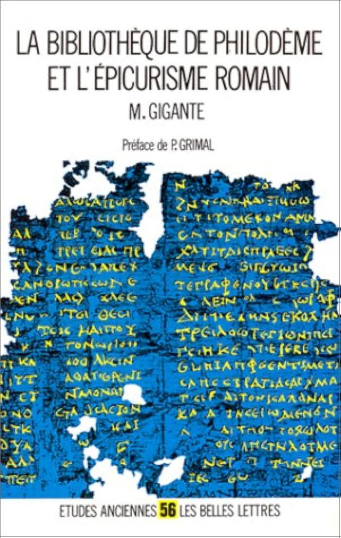 Couverture du livre « BIBLIOTHEQUE DE PHILODEME » de M. Gigante, librairie Les Contes Infusés à Corte