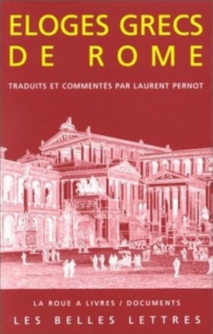 Couverture du livre « ELOGES GRECS DE ROME », librairie Les Contes Infusés à Corte