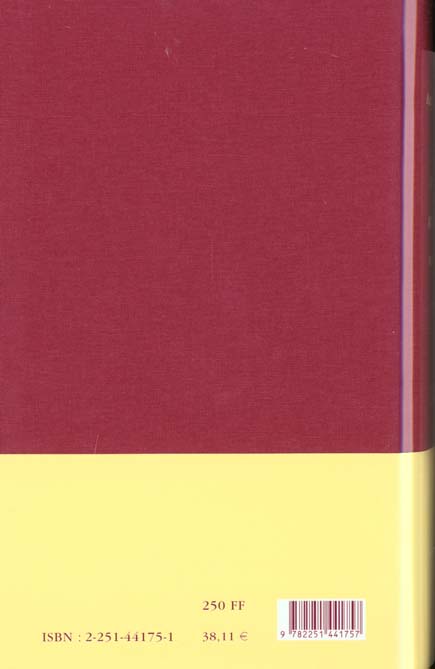Quatrième de couverture de « ANTHOLOGIE DE LA POESIE GRECQUE ANTIQUE »