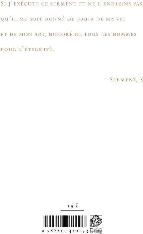Quatrième de couverture de « SERMENT. LOI. TESTAMENT - ILLUSTRATIONS, NOIR ET BLANC »