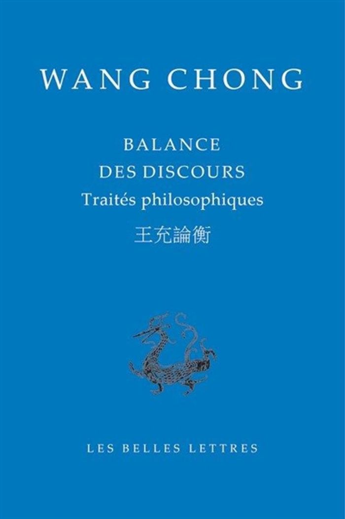 Couverture du livre « BALANCE DES DISCOURS - TRAITES PHILOSOPHIQUES - EDITION BILINGUE » de Chong/zufferey Wang, librairie Les Contes Infusés à Corte