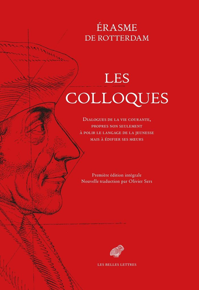 Couverture du livre « LES COLLOQUES - DIALOGUES DE LA VIE COURANTE, PROPRES NON SEULEMENT A POLIR LE LANGAGE DE LA JEUNESS » de Erasme, librairie Les Contes Infusés à Corte