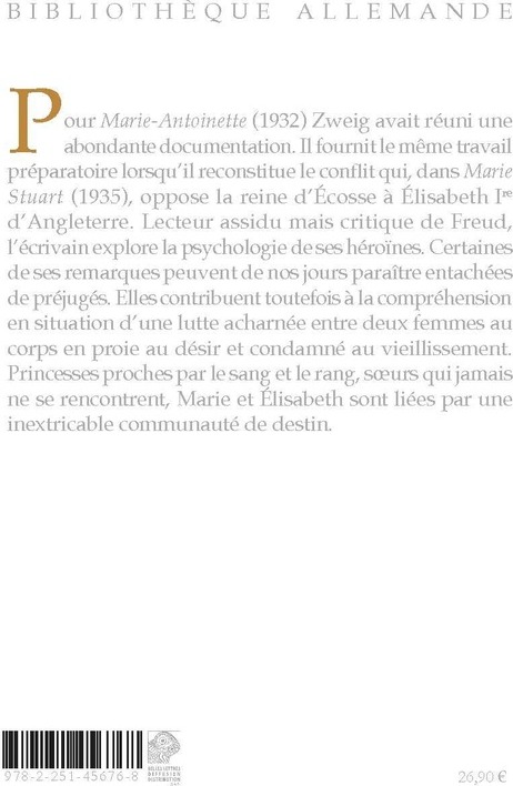 Quatrième de couverture de « Marie Stuart »