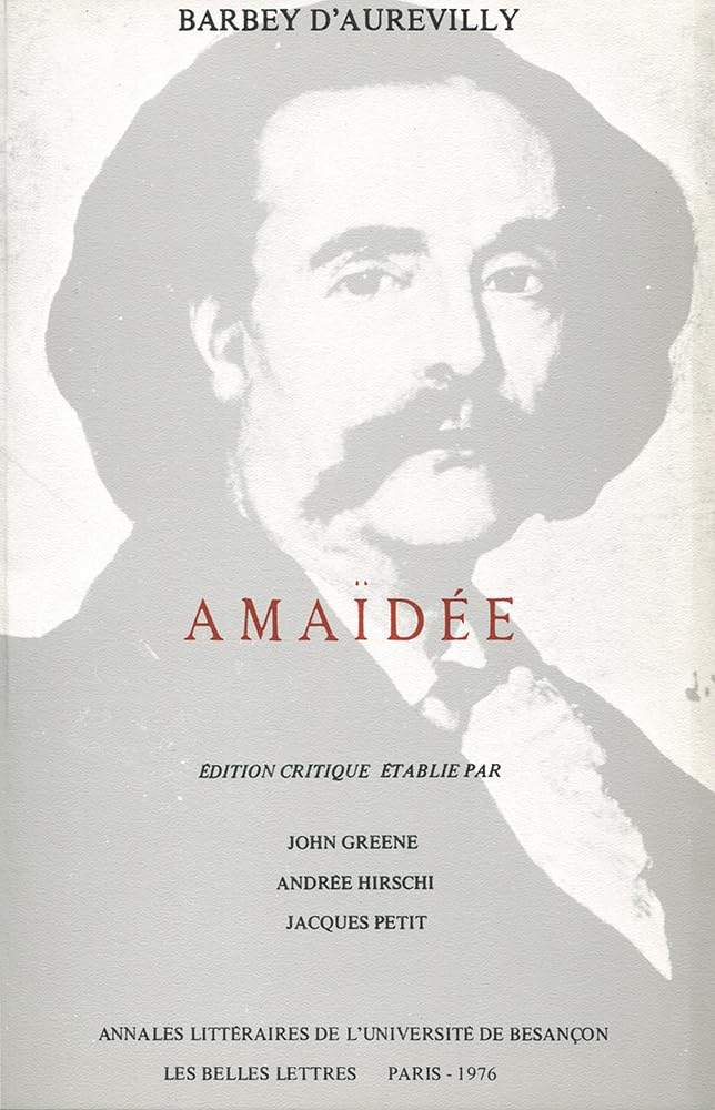 Couverture du livre « AMAIDEE » de D'Aurevilly Barbey, librairie Les Contes Infusés à Corte
