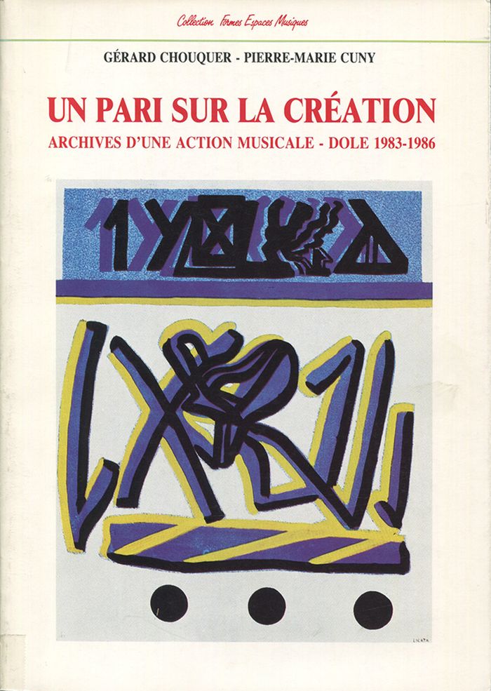 Couverture du livre « PARI SUR LA CREATION », librairie Les Contes Infusés à Corte