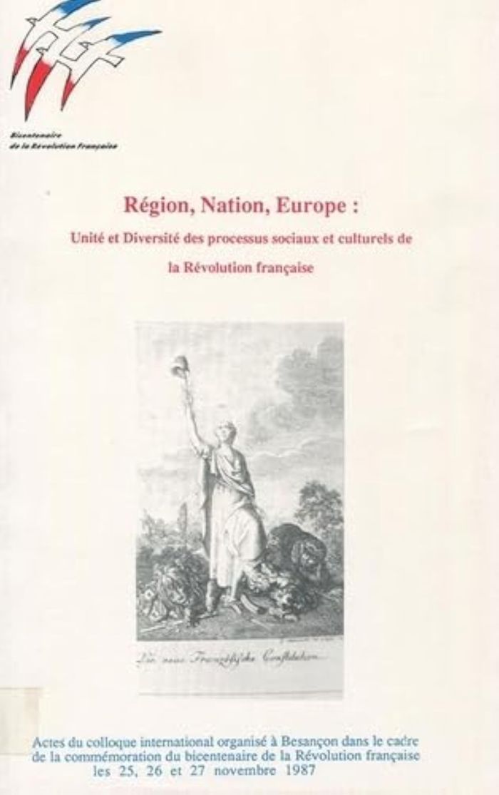 Couverture du livre « REGION, NATION, EUROPE », librairie Les Contes Infusés à Corte
