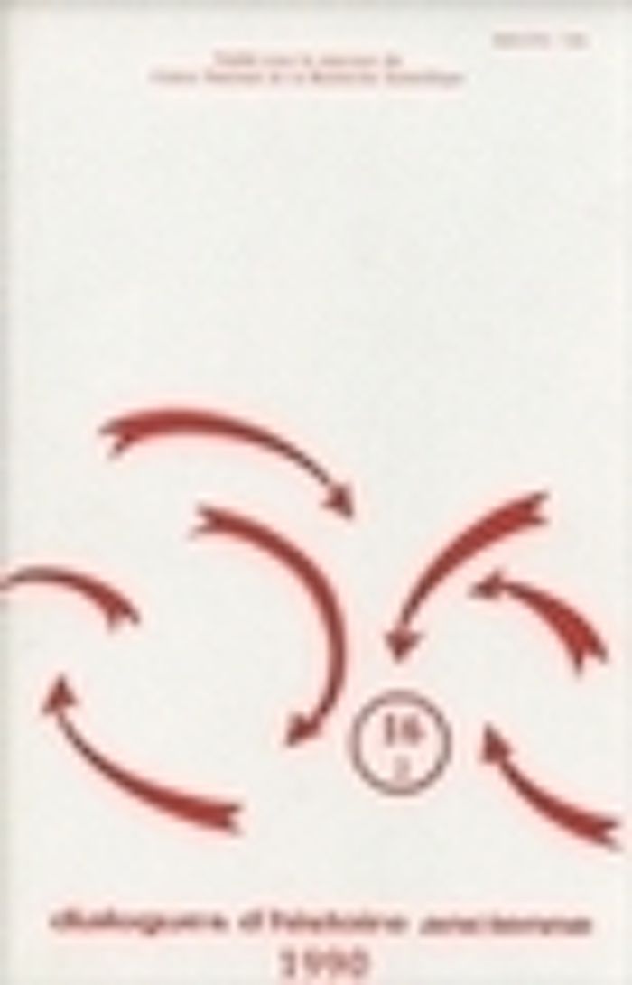 Couverture du livre « DIALOGUES D'HISTOIRE ANCIENNE, N 16-2/1990 » de Antonio Gonzales, librairie Les Contes Infusés à Corte