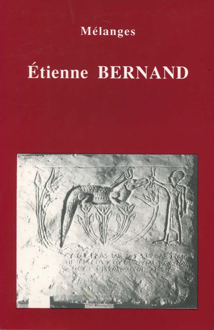 Couverture du livre « MELANGES ETIENNE BERNAND » de Jean-Claude Carriere, librairie Les Contes Infusés à Corte