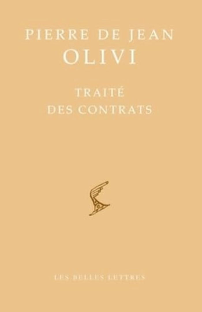 Couverture du livre « TRAITE DES CONTRATS » de Olivi Pierre De Jean, librairie Les Contes Infusés à Corte