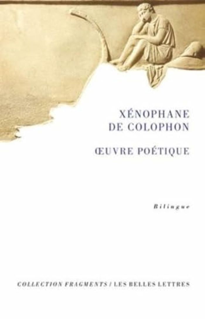 Couverture du livre « OEUVRE POETIQUE » de Xenophane De Colopho, librairie Les Contes Infusés à Corte