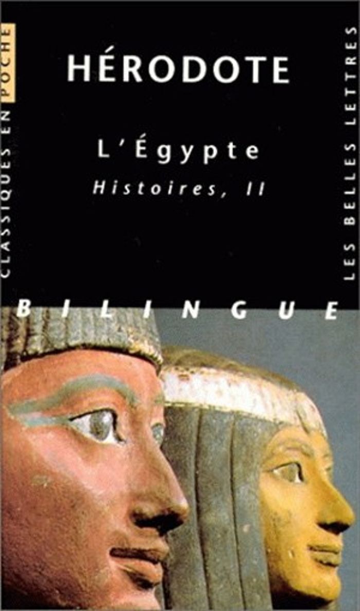 Couverture du livre « L'EGYPTE. HISTOIRES II » de Herodote/jacob, librairie Les Contes Infusés à Corte