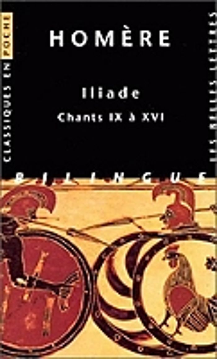 Couverture du livre « ILIADE. CHANTS IX A XVI » de Homere/monsacre, librairie Les Contes Infusés à Corte