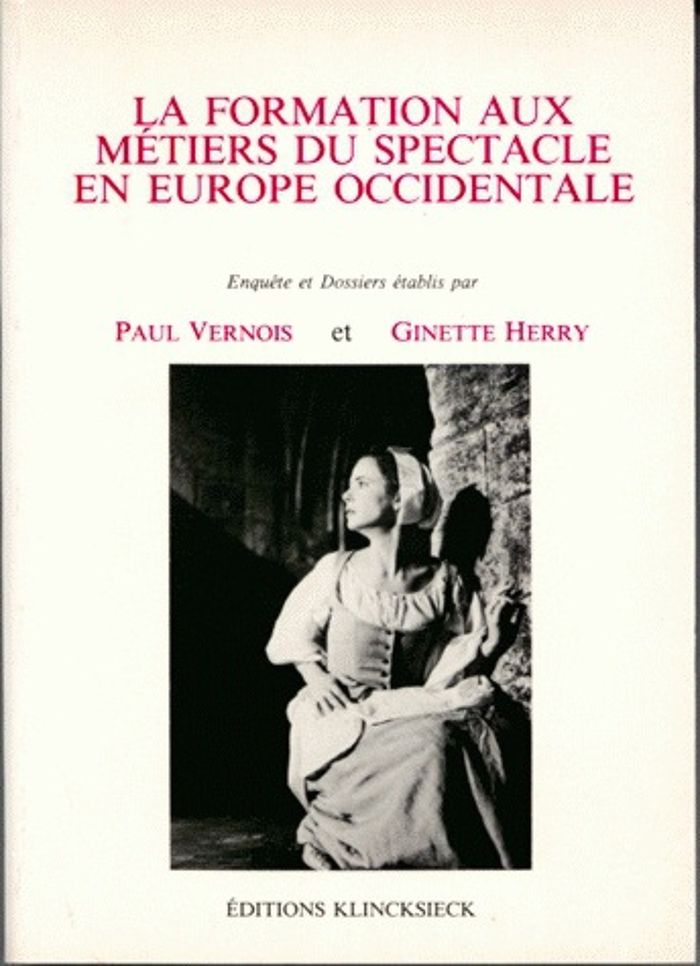 Couverture du livre « LA FORMATION AUX METIERS DU SPECTACLE EN EUROPE OCCIDENTALE » de Xxx, librairie Les Contes Infusés à Corte