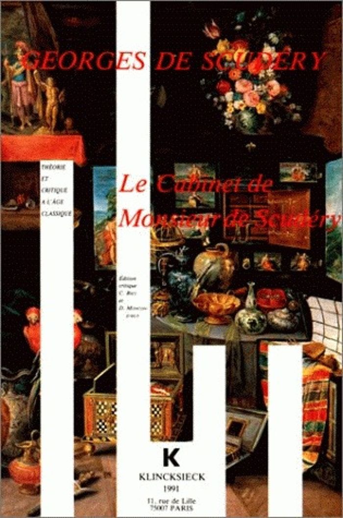 Couverture du livre « LE CABINET DE MONSIEUR DE SCUDERY » de De Scudery Georges, librairie Les Contes Infusés à Corte