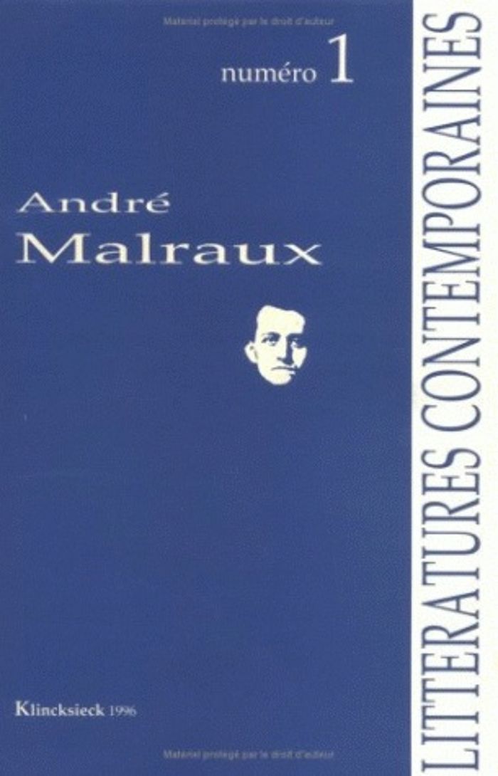 Couverture du livre « ANDRE MALRAUX » de Alain Cresciucci, librairie Les Contes Infusés à Corte